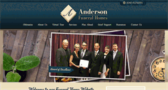 Desktop Screenshot of andersonfhs.com